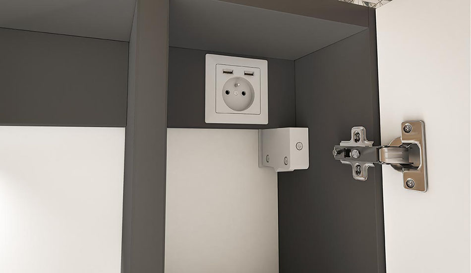 La presa elettrica con USB