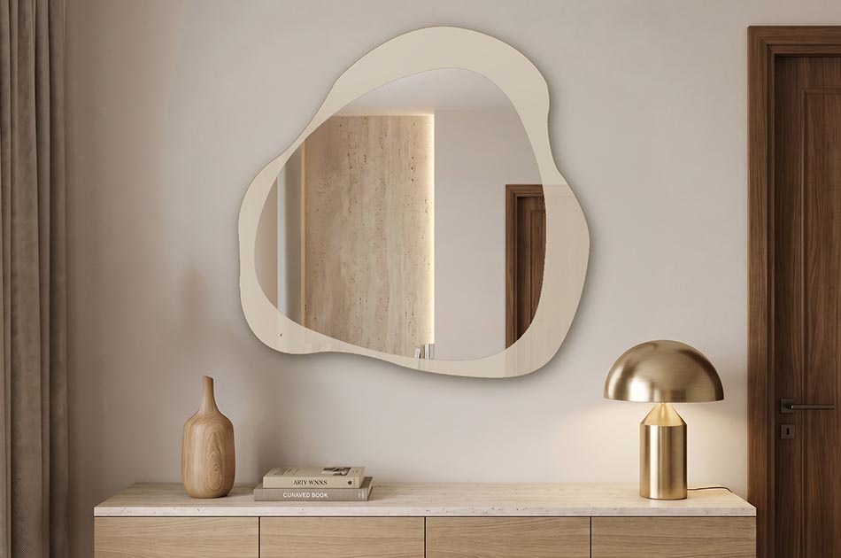 Specchio con vetro decorativo Lacobel
