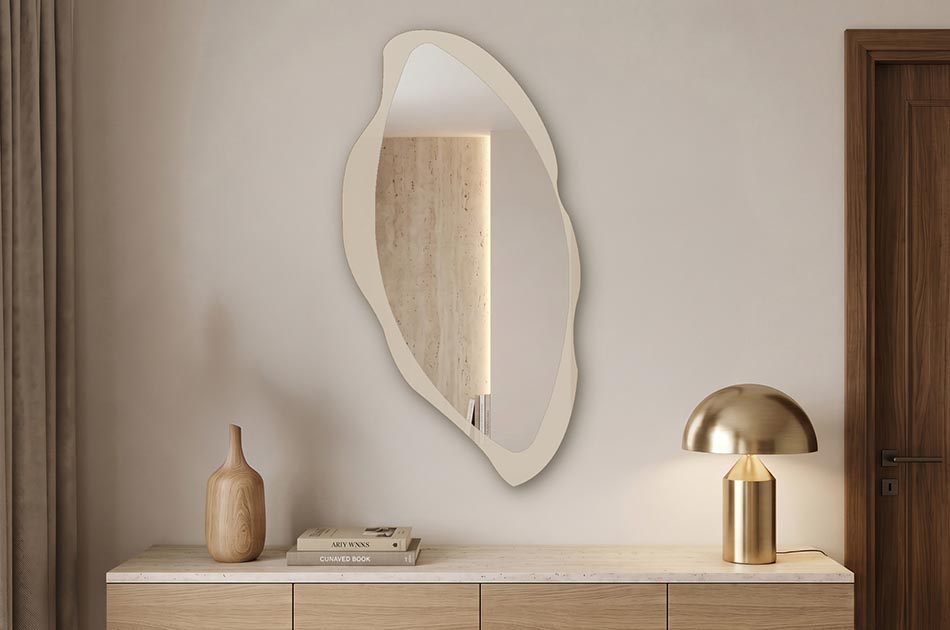 Specchio con vetro decorativo Lacobel