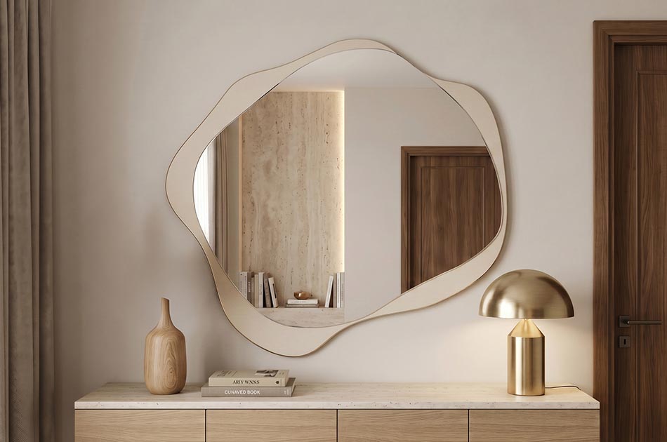 Specchio con vetro decorativo Lacobel