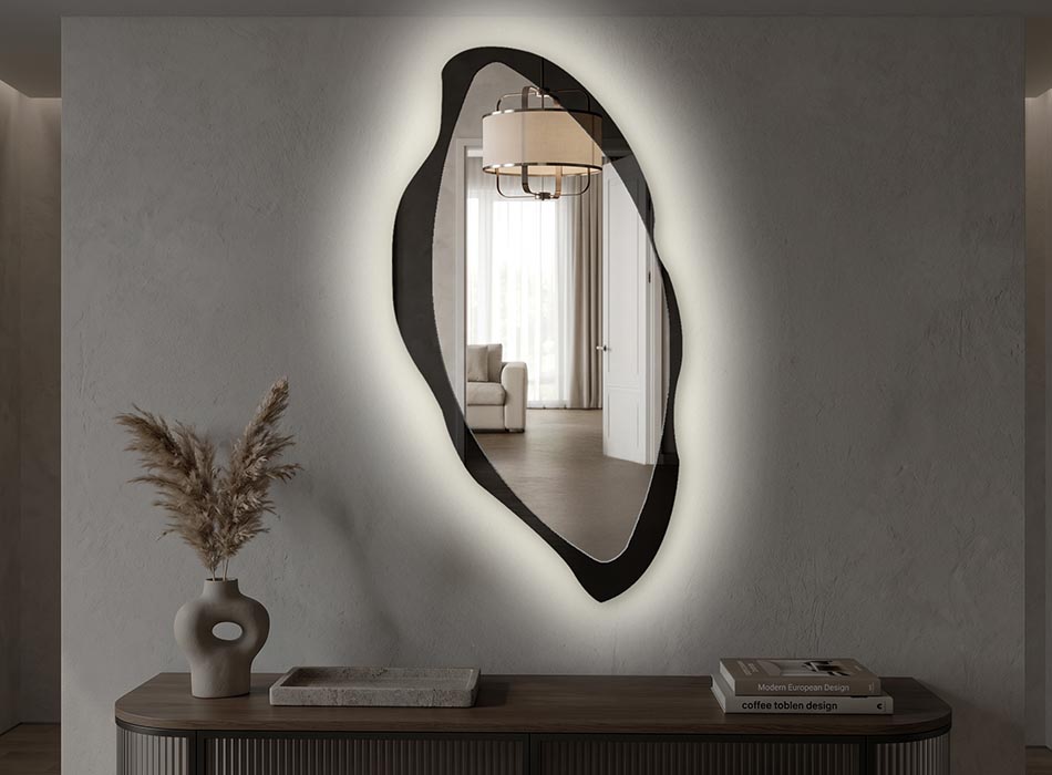 Specchio con retroilluminazione a LED