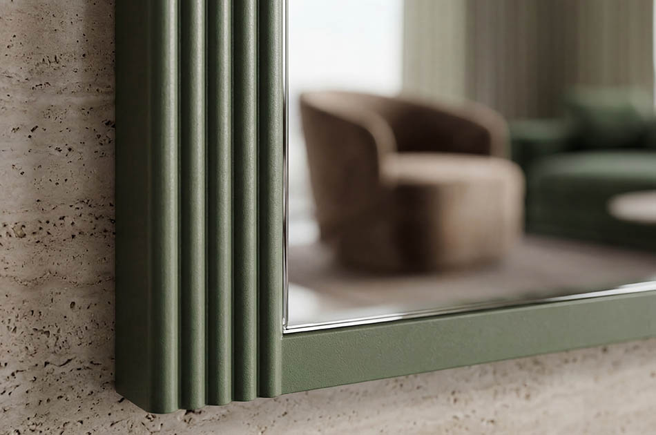 Specchio con cornice in MDF