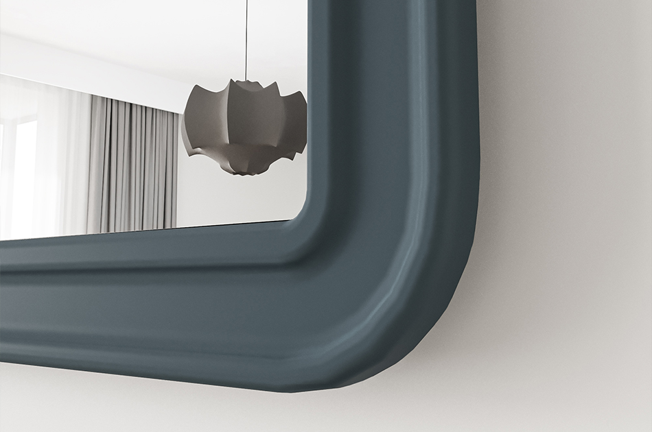 Specchio con cornice in MDF
