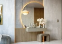 Specchio a quarto di cerchio