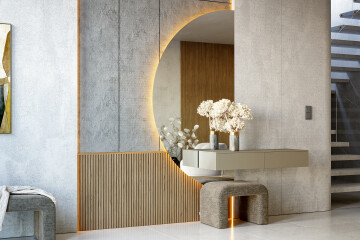 Specchi a mezzo cerchio