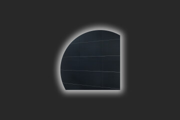 Specchio a quarto di cerchio