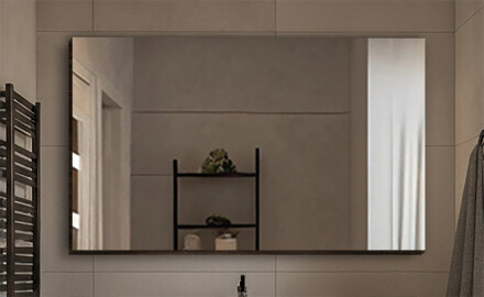 Specchi con copertura decorativa senza illuminazione