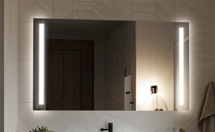 Specchi rettangolari a batteria