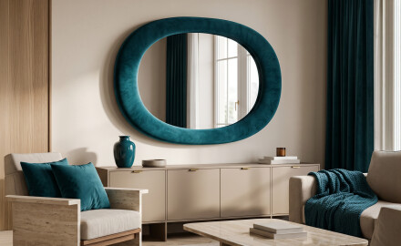 Specchi con cornice imbottita