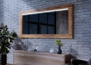Specchio in legno massiccio