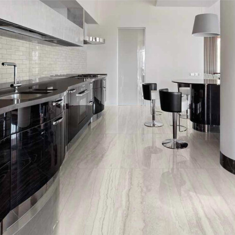 Piastrelle in gres porcellanato per pavimenti 60x120 cm, beige opaco A4H1063 Memento Travertino Ambra Mat #3