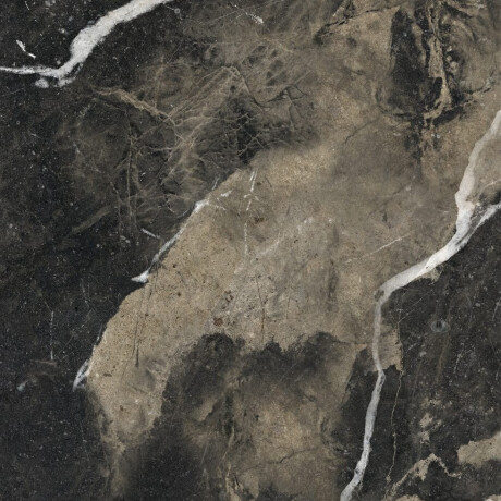 Gres smaltato per pavimenti 60x120, nero con venature dorate, lucido, rettificato A4H109 Pierre Black #11