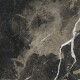 Gres smaltato per pavimenti 60x120, nero con venature dorate, lucido, rettificato A4H109 Pierre Black #13