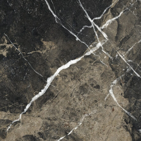 Gres smaltato per pavimenti 60x120, nero con venature dorate, lucido, rettificato A4H109 Pierre Black #16