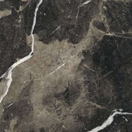 Gres smaltato per pavimenti 60x120, nero con venature dorate, lucido, rettificato A4H109 Pierre Black #22