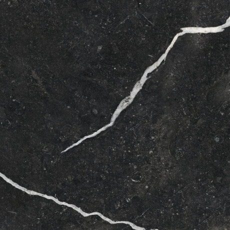 Gres smaltato per pavimenti 60x120, nero con venature dorate, lucido, rettificato A4H109 Pierre Black #24