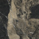 Gres smaltato per pavimenti 60x120, nero con venature dorate, lucido, rettificato A4H109 Pierre Black #27