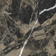 Gres smaltato per pavimenti 60x120, nero con venature dorate, lucido, rettificato A4H109 Pierre Black #34
