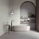 Gres per pavimenti 60x120 cm grigio chiaro opaco A4H1093 Shellstone Bianco #6