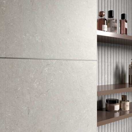 Piastrelle in gres porcellanato per pareti 60x120 cm, grigio opaco A4H1097 Shellstone Grigio Rigat-One #4