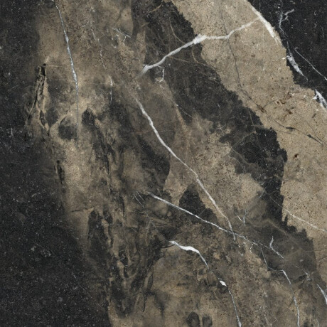 Gres smaltato per pavimenti 60x120 con venature dorate, opaco, rettificato A4H110 Pierre Black #39