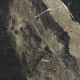 Gres smaltato per pavimenti 60x120 con venature dorate, opaco, rettificato A4H110 Pierre Black #39