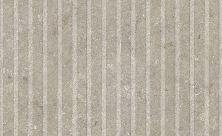 Piastrelle in gres porcellanato per pareti 60x120 cm, color taupe opaco, codice A4H1103 Shellstone Taupe Rigat-One