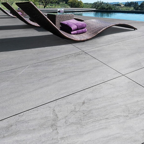 Gres smaltato per pavimenti 120x280 cm, grigio pietra opaco A4H1129 Agathos Grey #5