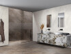 Gres smaltato per pavimenti 120x280 cm, marrone pietra opaco A4H1133 Agathos Multicolor