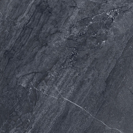 Gres smaltato per pavimenti 120x280 cm, antracite, effetto pietra, opaco, A4H1137 Agathos Anthracite #4