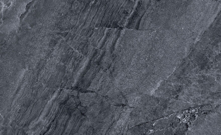 Gres smaltato per pavimenti 120x120 cm, antracite, effetto pietra, opaco, A4H1138 Agathos Anthracite