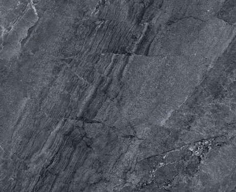 Gres smaltato per pavimenti 120x120 cm, antracite, effetto pietra, opaco, A4H1138 Agathos Anthracite