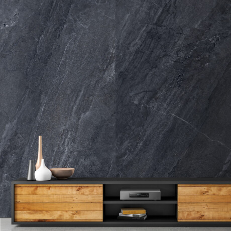 Gres smaltato per pavimenti 60x120 cm, antracite, effetto pietra, opaco, A4H1139 Agathos Anthracite #6