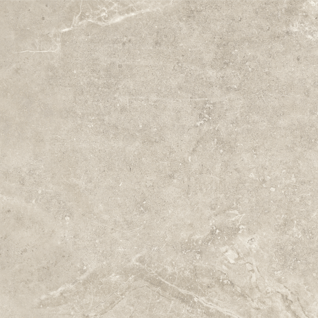 Piastrelle in gres porcellanato per pavimenti 60x120, grigio chiaro con una calda sfumatura beige e venature, opache, A4H140 Ermetica Bianco #6