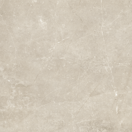 Piastrelle in gres porcellanato per pavimenti 60x120, grigio chiaro con una calda sfumatura beige e venature, opache, A4H140 Ermetica Bianco #12