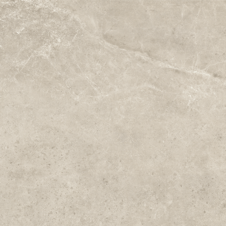 Piastrelle in gres porcellanato per pavimenti 60x120, grigio chiaro con una calda sfumatura beige e venature, opache, A4H140 Ermetica Bianco #15