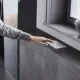 Gres per pavimenti 60x120 cm grigio scuro con venature chiare, finitura opaca A4H141 Ermetica Lavagna #3