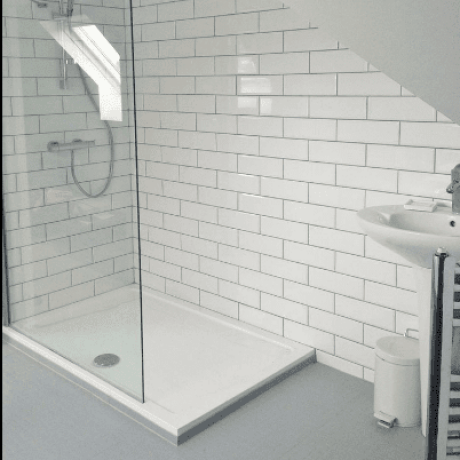 Piastrella ceramica da rivestimento 10x30, bianca lucida, liscia, A4H17 Blanco Brillo #3