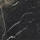 Gres smaltato per pavimenti Pierre Black 120x120 cm, nero lucido con venature dorate, rettificato A4H197 #9