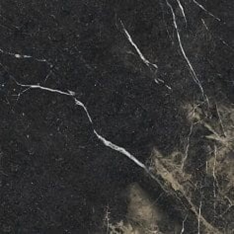 Gres smaltato per pavimenti Pierre Black 120x120 cm, nero lucido con venature dorate, rettificato A4H197 #12