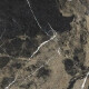 Gres smaltato per pavimenti Pierre Black 120x120 cm, nero lucido con venature dorate, rettificato A4H197 #14