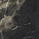 Gres smaltato per pavimenti Pierre Black 120x120 cm, nero lucido con venature dorate, rettificato A4H197 #21