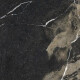 Gres smaltato per pavimenti Pierre Black 120x120 cm, nero lucido con venature dorate, rettificato A4H197 #23