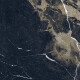 Piastrella in gres porcellanato di grande formato per pavimenti, 120x280 cm, Bookmatch, nera lucida con venature dorate, rettificata, A4H203 Pierre Black #4