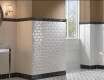 Piastrella ceramica smussata per parete 10x20, bianca lucida, smussata A4H22 Blanco Brillo