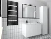 Piastrella ceramica da rivestimento 10x20 bianca opaca piana A4H23 Blanco Mate