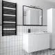Piastrella ceramica da rivestimento 10x20 bianca opaca piana A4H23 Blanco Mate #1
