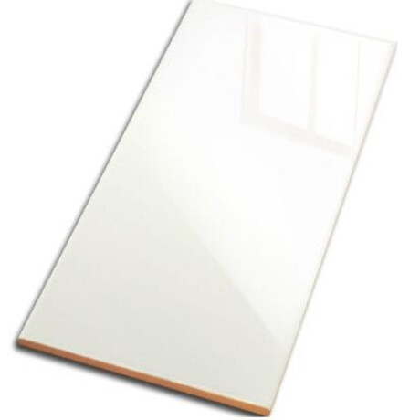 Piastrella ceramica da rivestimento 10x20 bianca lucida, liscia, A4H24 Blanco Brillo #4