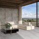 Gres smaltato per pavimenti 120x280 cm, grigio chiaro opaco, rettificato, A4H243 City White #5