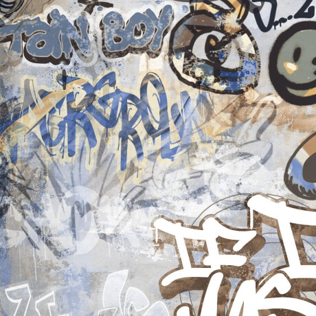 Gres smaltato per pavimenti 120x280 cm, grigio opaco, rettificato A4H248 City Graffiti Grey #3